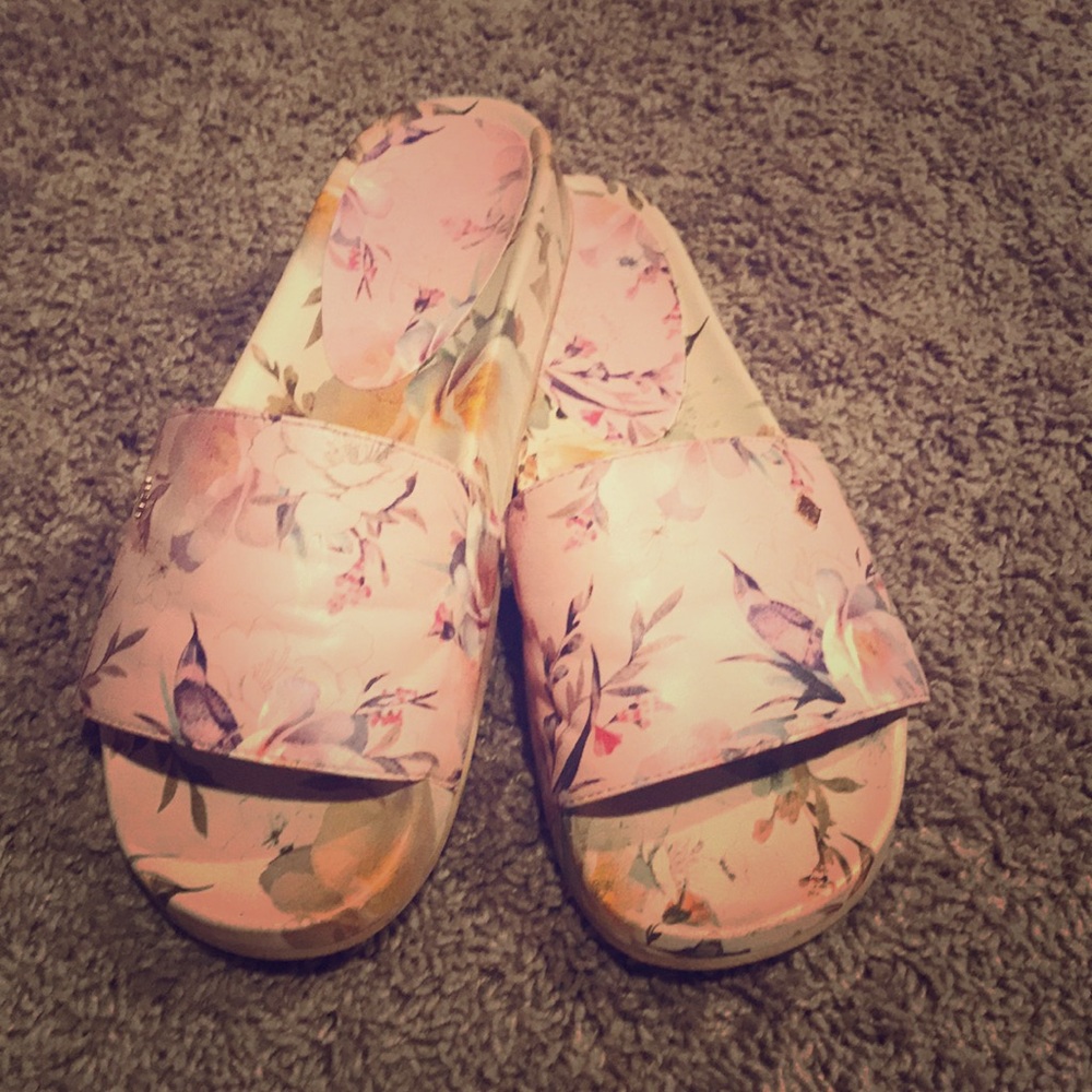 Pink sandals